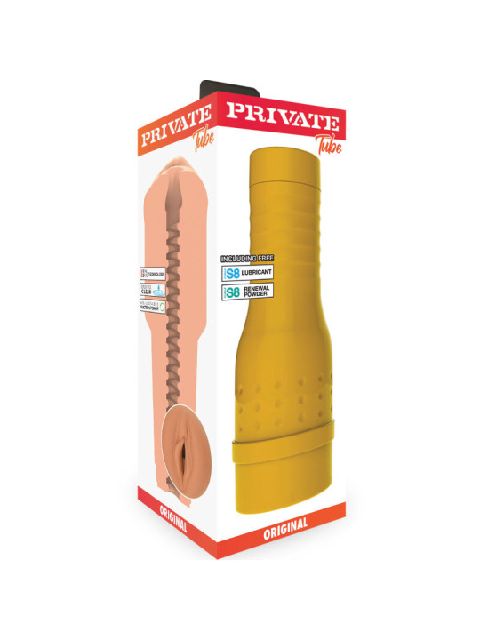 MASTURBADOR REALISTA PRIVATE TUBE NATURAL DE LA MARCA PRIVATE