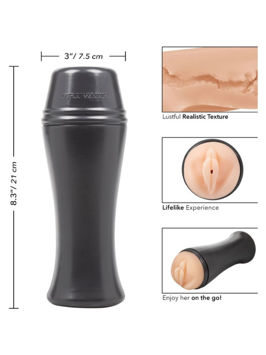 MASTURBADOR PRIVATE FEMME FATALE TO GO COMPACTO DE LA MARCA PRIVATE