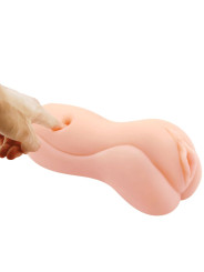 MASTURBADOR REALISTA BELLA VAGINA TPR ESTIMULANTE DE LA MARCA CRAZY BULL