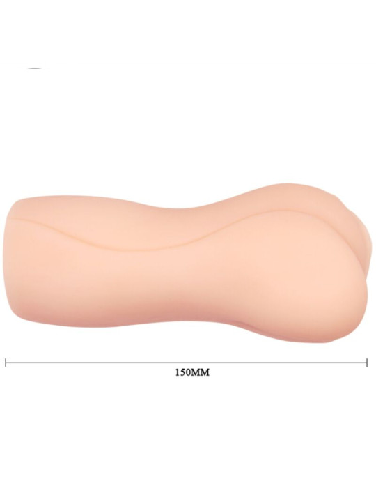 MASTURBADOR REALISTA BELLA VAGINA TPR ESTIMULANTE DE LA MARCA CRAZY BULL