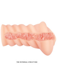 MASTURBADOR VAGINAL REALISTA PORTÁTIL TPR DE LA MARCA CRAZY BULL