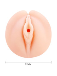 MASTURBADOR VAGINAL REALISTA PORTÁTIL TPR DE LA MARCA CRAZY BULL