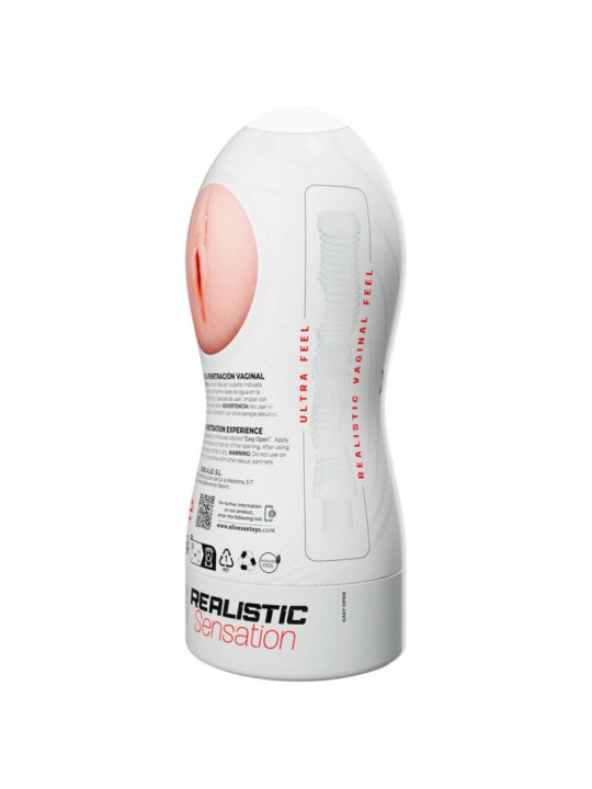 MASTURBADOR MASCULINO REALISTA VAGINA TALLA L DE LA MARCA ALIVE