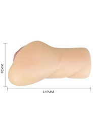 MASTURBADOR VAGINAL REALISTA ELIANA - SILICONA SUAVE DE LA MARCA CRAZY BULL