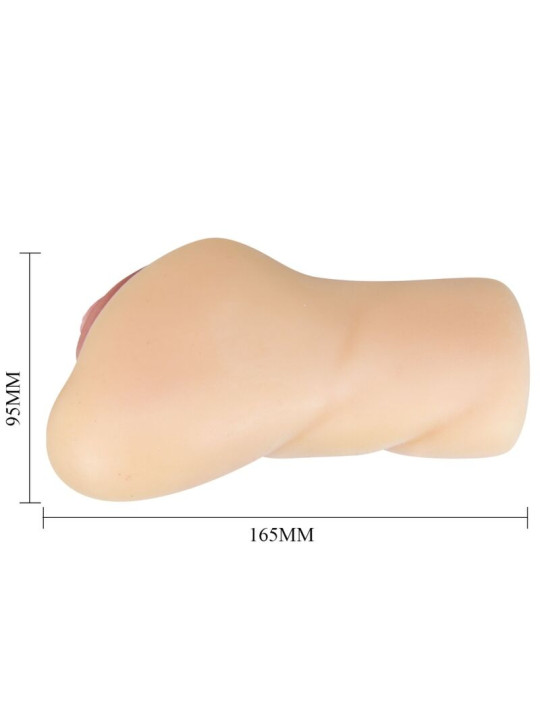 MASTURBADOR VAGINAL REALISTA ELIANA - SILICONA SUAVE DE LA MARCA CRAZY BULL