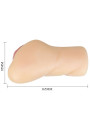 MASTURBADOR VAGINAL REALISTA ELIANA - SILICONA SUAVE DE LA MARCA CRAZY BULL