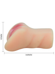 MASTURBADOR VAGINAL REALISTA CAROLINE TPR SILICONA DE LA MARCA CRAZY BULL