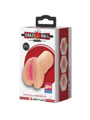 MASTURBADOR VAGINAL REALISTA CAROLINE TPR SILICONA DE LA MARCA CRAZY BULL