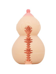 MASTURBADOR CALABASH CON FORMA DE PECHO TEXTURIZADO DE LA MARCA CRAZY BULL