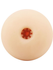 MASTURBADOR CALABASH CON FORMA DE PECHO TEXTURIZADO DE LA MARCA CRAZY BULL