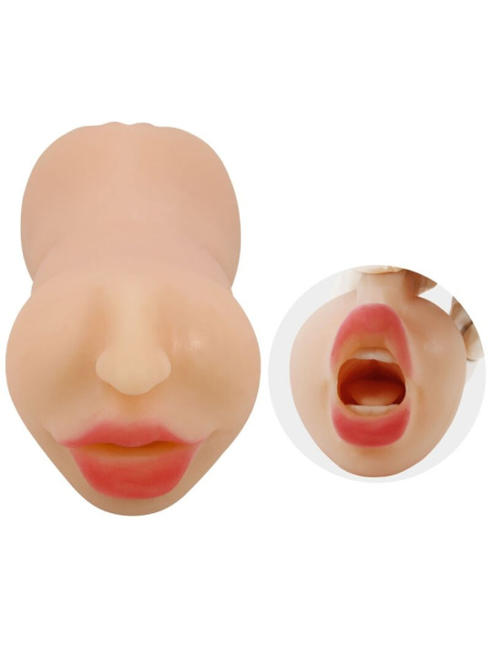 MASTURBADOR ZOEY VAGINA REALISTA DOBLE ENTRADA TPR DE LA MARCA CRAZY BULL
