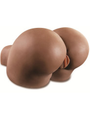 MASTURBADOR REALISTA VAGINA Y ANO NEGRO EXTRA APRETADO DE LA MARCA EXTREME TOYZ