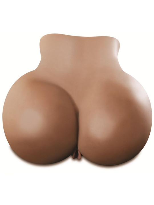 MASTURBADOR REALISTA VAGINA Y ANO NEGRO EXTRA APRETADO DE LA MARCA EXTREME TOYZ