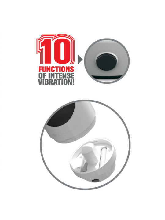MASTURBADOR VIBRADOR REALISTA PIPEDREAM MEGA GRIP DE LA MARCA EXTREME TOYZ