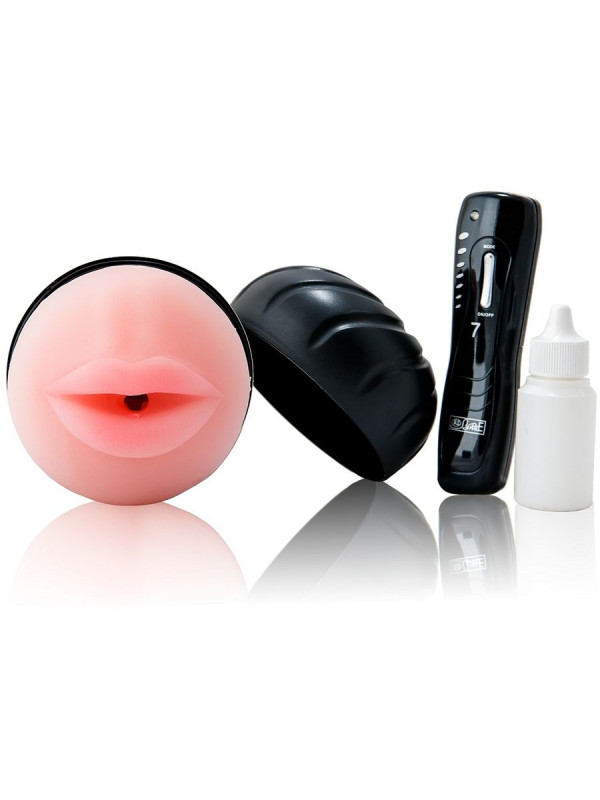 MASTURBADOR BOCA VIBRADOR 7 MODOS PURE SKIN DE LA MARCA BAILE FOR HIM