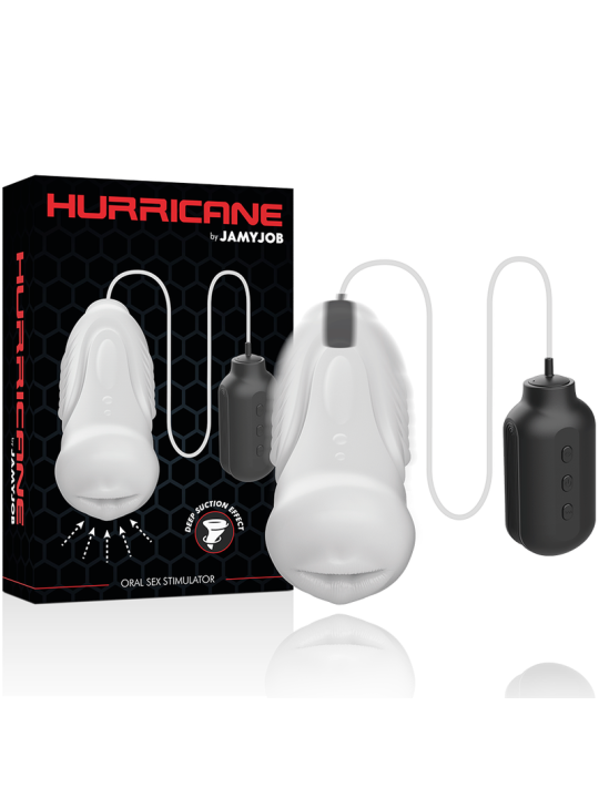 HURRICANE SIMULADOR SEXO ORAL 7 VIBRACIONES Y 7 SUCCIONES DE LA MARCA JAMYJOB