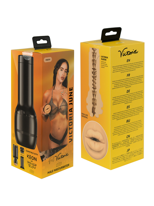MASTURBADOR BOCA VICTORIA JUNE FEELVICTORIA DE LA MARCA KIIROO