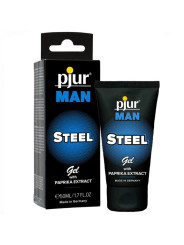 GEL ESTIMULANTE MAN STEEL 50 ML - PIEL MASCULINA DE LA MARCA PJUR