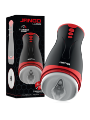 MASTURBADOR VIBRADOR JANGO CON 5 MODOS Y PRESIÓN AJUSTABLE DE LA MARCA JAMYJOB