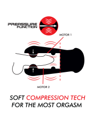 MASTURBADOR VIBRADOR JANGO CON 5 MODOS Y PRESIÓN AJUSTABLE DE LA MARCA JAMYJOB