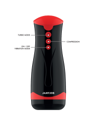 MASTURBADOR VIBRADOR JANGO CON 5 MODOS Y PRESIÓN AJUSTABLE DE LA MARCA JAMYJOB