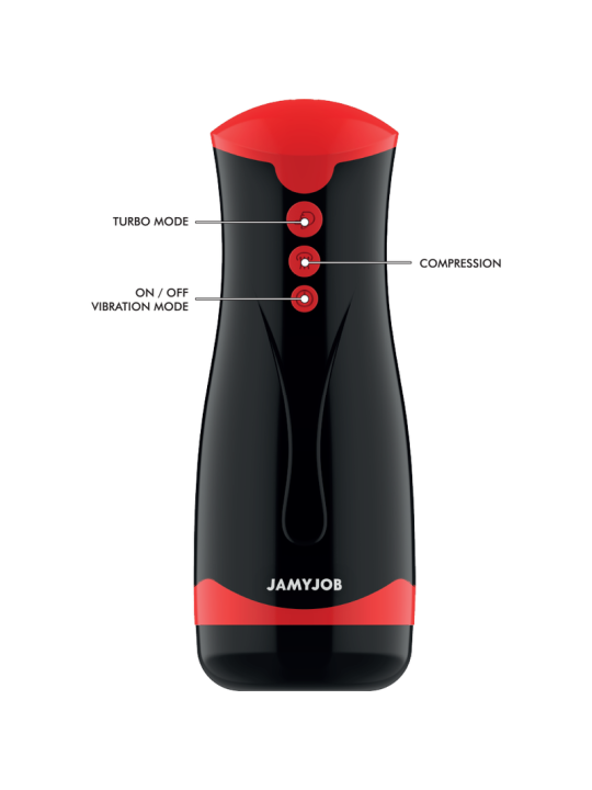 MASTURBADOR VIBRADOR JANGO CON 5 MODOS Y PRESIÓN AJUSTABLE DE LA MARCA JAMYJOB