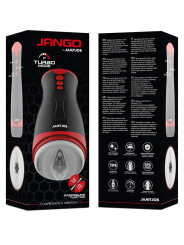 MASTURBADOR VIBRADOR JANGO CON 5 MODOS Y PRESIÓN AJUSTABLE DE LA MARCA JAMYJOB