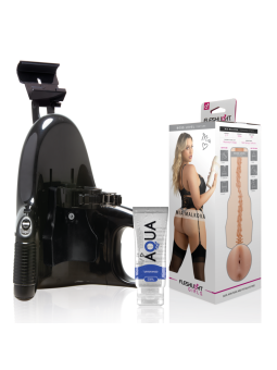 FLESHLIGHT MIA MALKOVA BOSS LEVEL + UNIVERSAL LAUNCH + LUBRICANTE DE LA MARCA FLESHLIGHT GIRLS