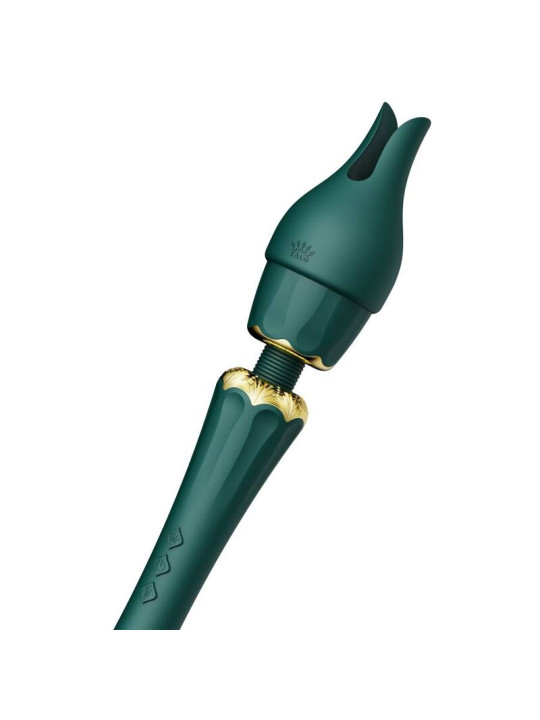 VARITA MASAJEADORA KYRO WAND VERDE CON VIBRACIONES POTENTES DE LA MARCA ZALO