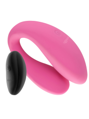 VIBRADOR DOBLE LAUREN CON CONTROL REMOTO PARA PAREJAS DE LA MARCA MORESSA