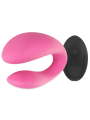 VIBRADOR DOBLE LAUREN CON CONTROL REMOTO PARA PAREJAS DE LA MARCA MORESSA