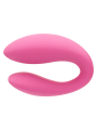 VIBRADOR DOBLE LAUREN CON CONTROL REMOTO PARA PAREJAS DE LA MARCA MORESSA