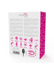 VIBRADOR DOBLE LAUREN CON CONTROL REMOTO PARA PAREJAS DE LA MARCA MORESSA