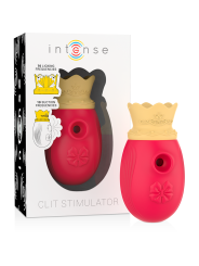 ESTIMULADOR CLITORIS 10 MODOS SUCCIÓN Y LICKING - ROJO DE LA MARCA INTENSE FUN