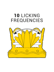 ESTIMULADOR CLITORIS 10 MODOS SUCCIÓN Y LICKING - ROJO DE LA MARCA INTENSE FUN