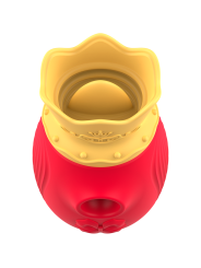 ESTIMULADOR CLITORIS 10 MODOS SUCCIÓN Y LICKING - ROJO DE LA MARCA INTENSE FUN