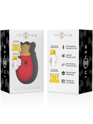 ESTIMULADOR CLITORIS 10 MODOS SUCCIÓN Y LICKING - ROJO DE LA MARCA INTENSE FUN