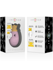 ESTIMULADOR CLITORIS 10 MODOS SUCCIÓN Y LICKING ROSA DE LA MARCA INTENSE FUN