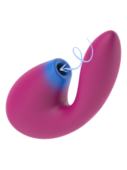 VIBRADOR CLITORAL Y G-SPOT CON SUCCIÓN POTENTE DE LA MARCA COVERME