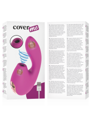 VIBRADOR CLITORAL Y G-SPOT CON SUCCIÓN POTENTE DE LA MARCA COVERME