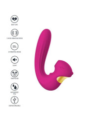 VIBRADOR DUAL CELESTIAL LOVE PARA PAREJAS FUCSIA DE LA MARCA XOCOON