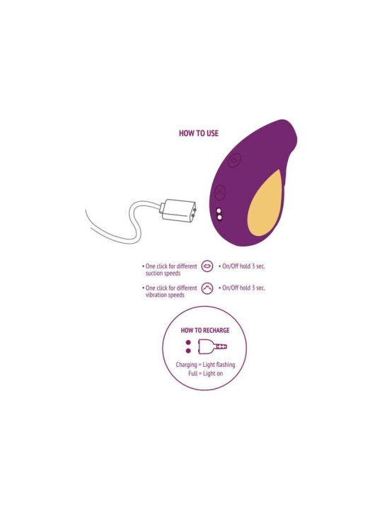 ESTIMULADOR CLITORIS DIVINE LOVE VIBRACIÓN DUAL DE LA MARCA XOCOON