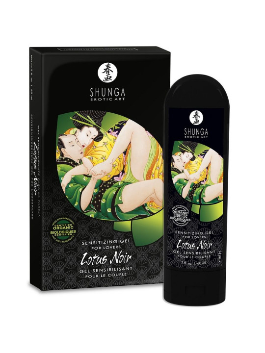 GEL SENSIBILIZANTE LOTUS NOIR 60 ML ORGÁNICO DE LA MARCA SHUNGA APHRODISIACS