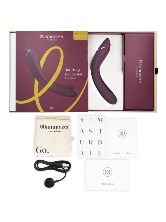 VIBRADOR WOMANIZER OG G-SPOT ESTIMULACIÓN DUAL DE LA MARCA WOMANIZER