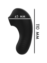 SHUSHU PRO POCKET ESTIMULADOR CLITORIS 2 POTENTES MOTORES AZABACHE DE LA MARCA RITHUAL