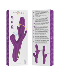 VIBRADOR ATENEO 7 VIBRACIONES LENGUA OSCILANTE SUCCIONADOR MORADO DE LA MARCA INTENSE FUN