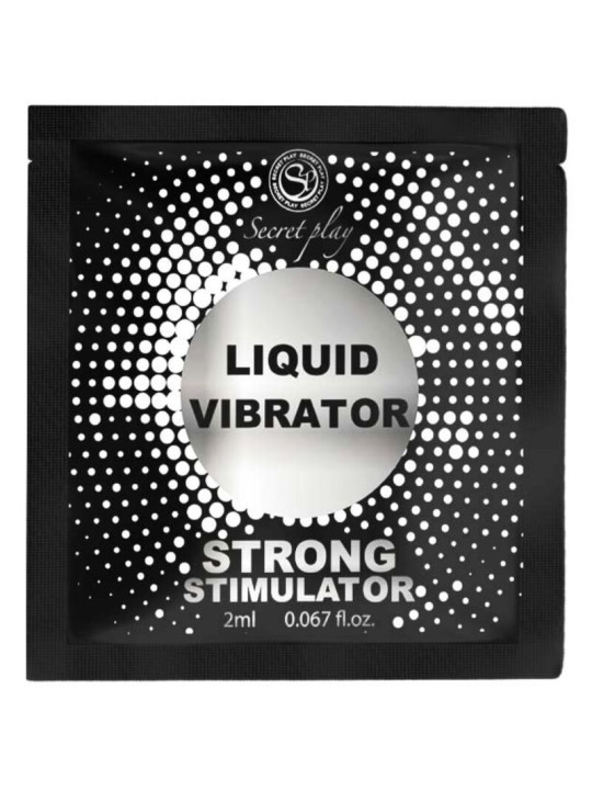 GEL VIBRADOR UNISEX STRONG 2 ML - ESTIMULANTE ÍNTIMO DE LA MARCA SECRETPLAY COSMETIC