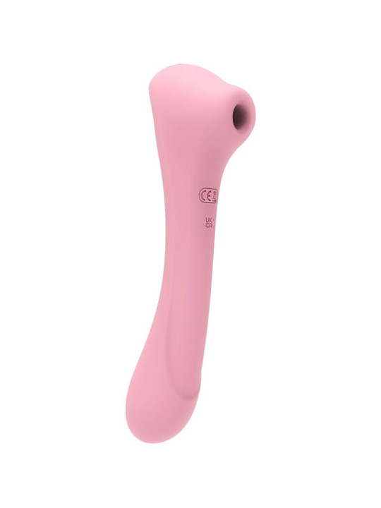 VIBRADOR Y SUCCIONADOR CLITORIS DAISY 10 MODOS ROSA DE LA MARCA FEMINTIMATE