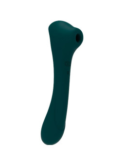 VIBRADOR SUCCIONADOR CLITORIS 10 FUNCIONES VERDE DE LA MARCA ALIVE