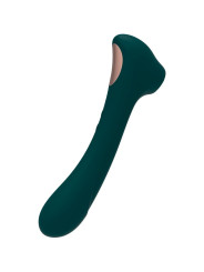 VIBRADOR SUCCIONADOR CLITORIS 10 FUNCIONES VERDE DE LA MARCA ALIVE